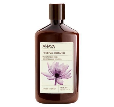 Foto van Ahava mineral botanic lotus cream wash 500ml via drogist