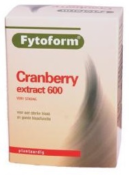 Fytoform voedingssupplementen cranberry 60 stuks  drogist