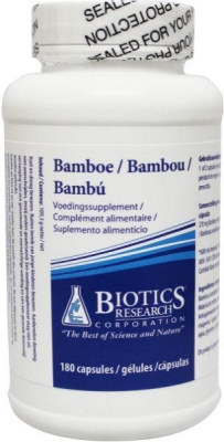 Foto van Biotics bamboe 180cap via drogist