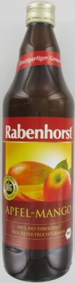 Foto van Rabenhorst appel mango bio 750ml via drogist