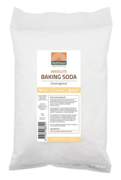 Mattisson baking soda - zuiveringszout (natriumbicarbonaat) 1000g  drogist