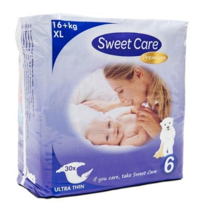 Foto van Sweetcare sweetcare premium xl maat 6 16+ kg 30st via drogist