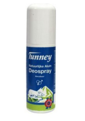 Tunney aluin deodorant spray 100ml  drogist