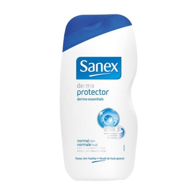 Foto van Sanex shower dermo protect 500ml via drogist