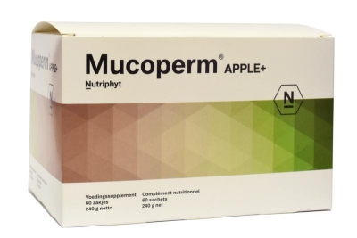 Foto van Nutriphyt mucoperm apple+ 60zk via drogist