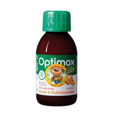 Optimax kinder multi vitamine d vloeibaar 125ml  drogist