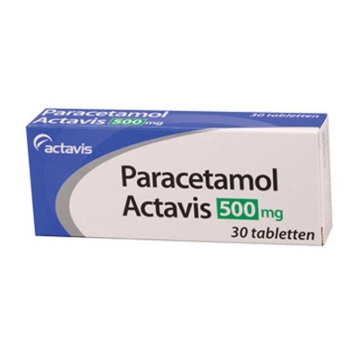 Foto van Actavis paracetamol 500 mg 30st via drogist