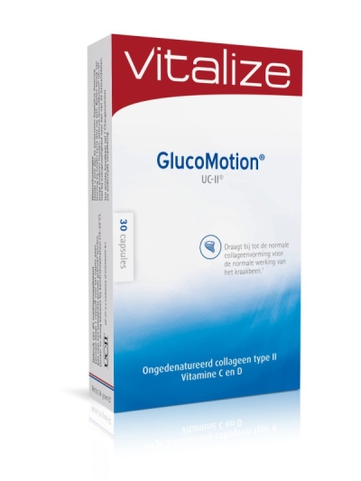 Foto van Vitalize products glucomotion ucii 30cap via drogist