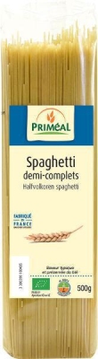 Foto van Primeal halfvolkoren spaghetti 500g via drogist