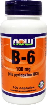Now vitamine b6 100mg 100cap  drogist