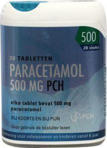 Foto van Drogist.nl paracetamol 500mg click 20st via drogist