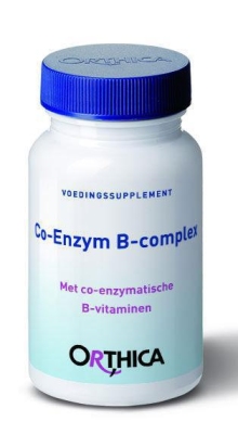 Foto van Orthica co-enzym b complex 60tab via drogist