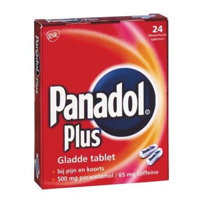 Foto van Panadol plus tabletten glad 24st via drogist