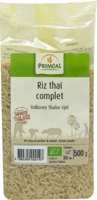 Foto van Primeal volkoren thaise rijst 500g via drogist