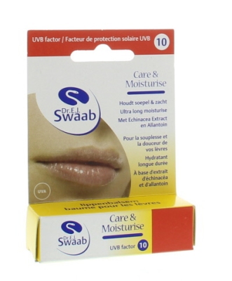 Foto van Dr swaab lippenbalsem care & moisture blister 5g via drogist