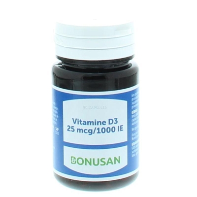 Bonusan vitamine d3 25 mcg 90sft  drogist