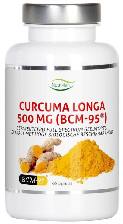 Foto van Nutrivian curcuma longa 500mg capsules 60ca via drogist
