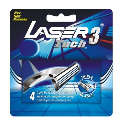Laser tech 3 scheermesjes 4 stuks  drogist