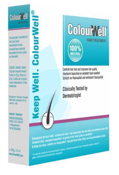 Foto van Colourwell 100% natuurlijke hair treatment 100g via drogist
