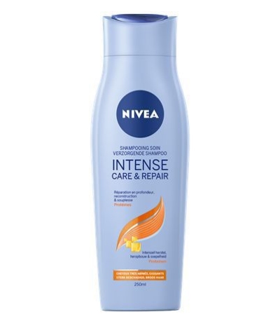 Foto van Nivea shampoo intens repair 250ml via drogist