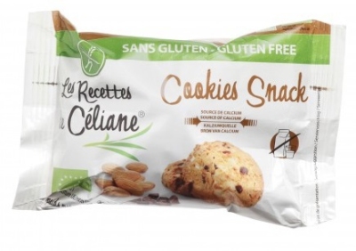 Foto van Les recettes de celiane cookies snack 50 gram via drogist