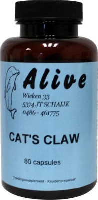 Alive cats claw 500 mg 80cap  drogist