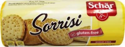 Foto van Schär sorrisi biscuit met chocolade 250g via drogist