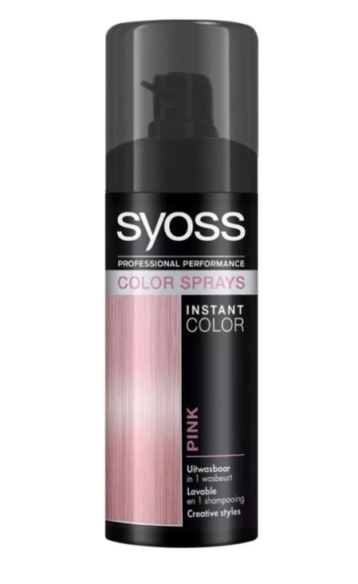 Syoss color spray candy pink 1st  drogist