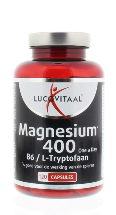 Lucovitaal magnesium 400 l tryptofaan 120cp  drogist