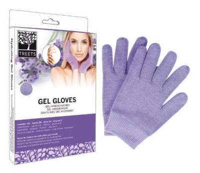 Foto van Treets gel gloves lavender 1paar via drogist