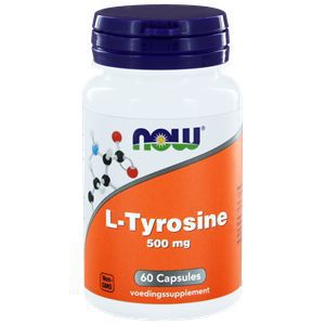 Now l-tyrosine 500mg 60cap  drogist