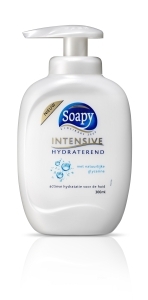 Foto van Soapy vloeibare zeep intens hydratie pomp 300 ml via drogist
