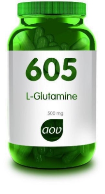 Foto van Aov 605 l-glutamine 500 mg 90vcap via drogist