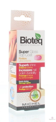 Foto van Bioteq super gloss top coat 10ml via drogist