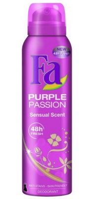 Foto van Fa deodorant spray purple passion 150ml via drogist