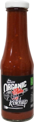 Foto van Biobandits ketchup chili 325ml via drogist