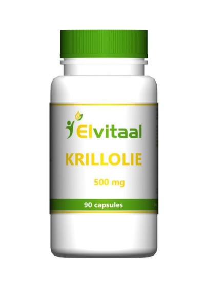 Foto van Elvitaal krill olie 500 mg 90cap via drogist