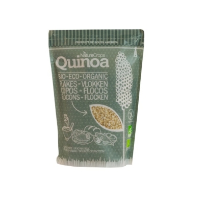 Foto van Nature crops quinoa vlokken 310gr via drogist