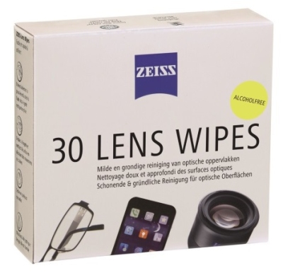 Foto van Zeiss lens wipes 10pcs (alcoholfree) 10 st 10st via drogist