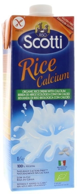 Foto van Riso scotti rice drink calcium 1000ml via drogist