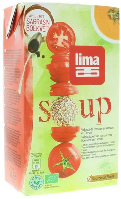 Foto van Lima soep tomaten met boekweit 1000ml via drogist