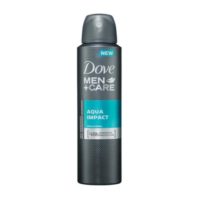 Foto van Dove deospray aqua impact men+care 150ml via drogist