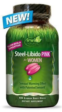 Foto van Irwin naturals steel-libido pink for women 60sft via drogist
