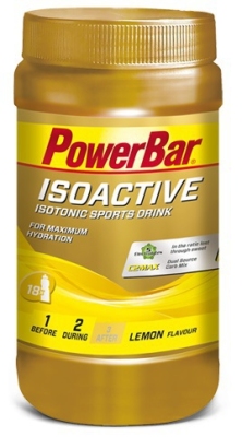 Foto van Powerbar isoactive sports drink lemon 1320gr via drogist
