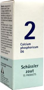 Foto van Pfluger schussler celzout 2 calcium phosphoricum d6 100tab via drogist