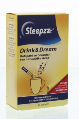 Foto van Sleepzz drink and dream 10st via drogist