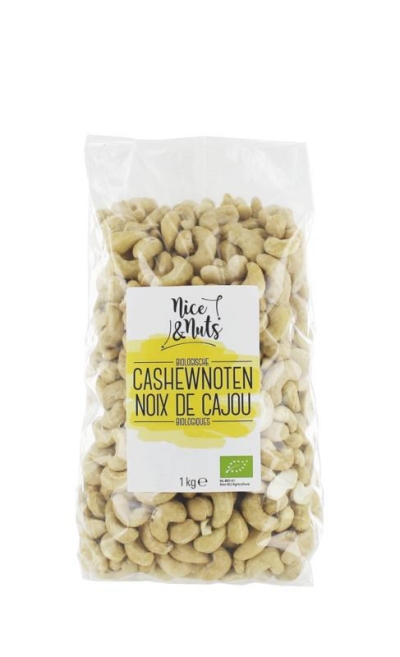 Foto van Nice & nuts cashewnoten 1000g via drogist