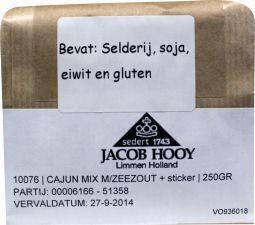 Jacob hooy cajun mix met zeezout 250g  drogist