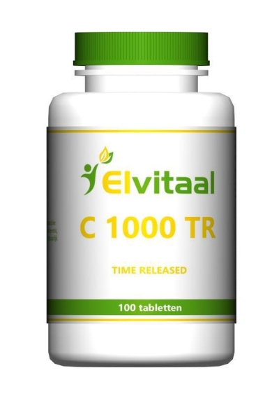 Foto van Elvitaal vitamine c1000 time released 100st via drogist