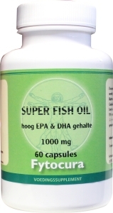 Foto van Fytocura super fish oil 35 epa 25 dha 60cap via drogist